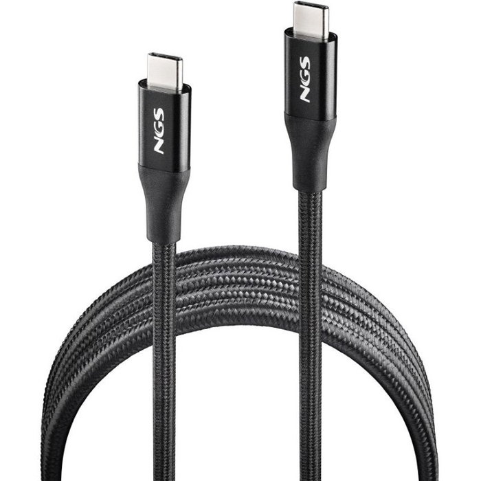 NGS Cable USB-C a USB-C KNOT 240W-2 de 2m Negro